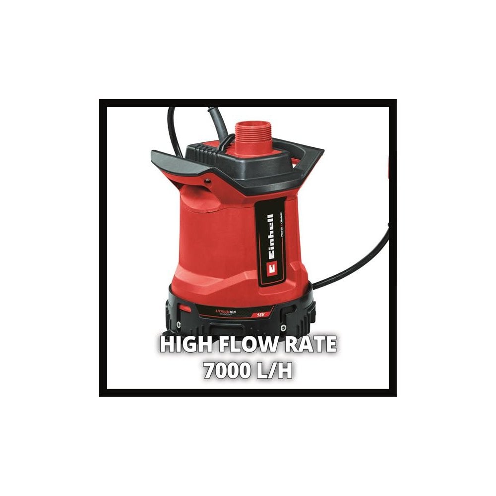 Einhell GE-DP 18/25 LL Li - Solo Power X-Change Dirty Water Pump 18V Bare Unit