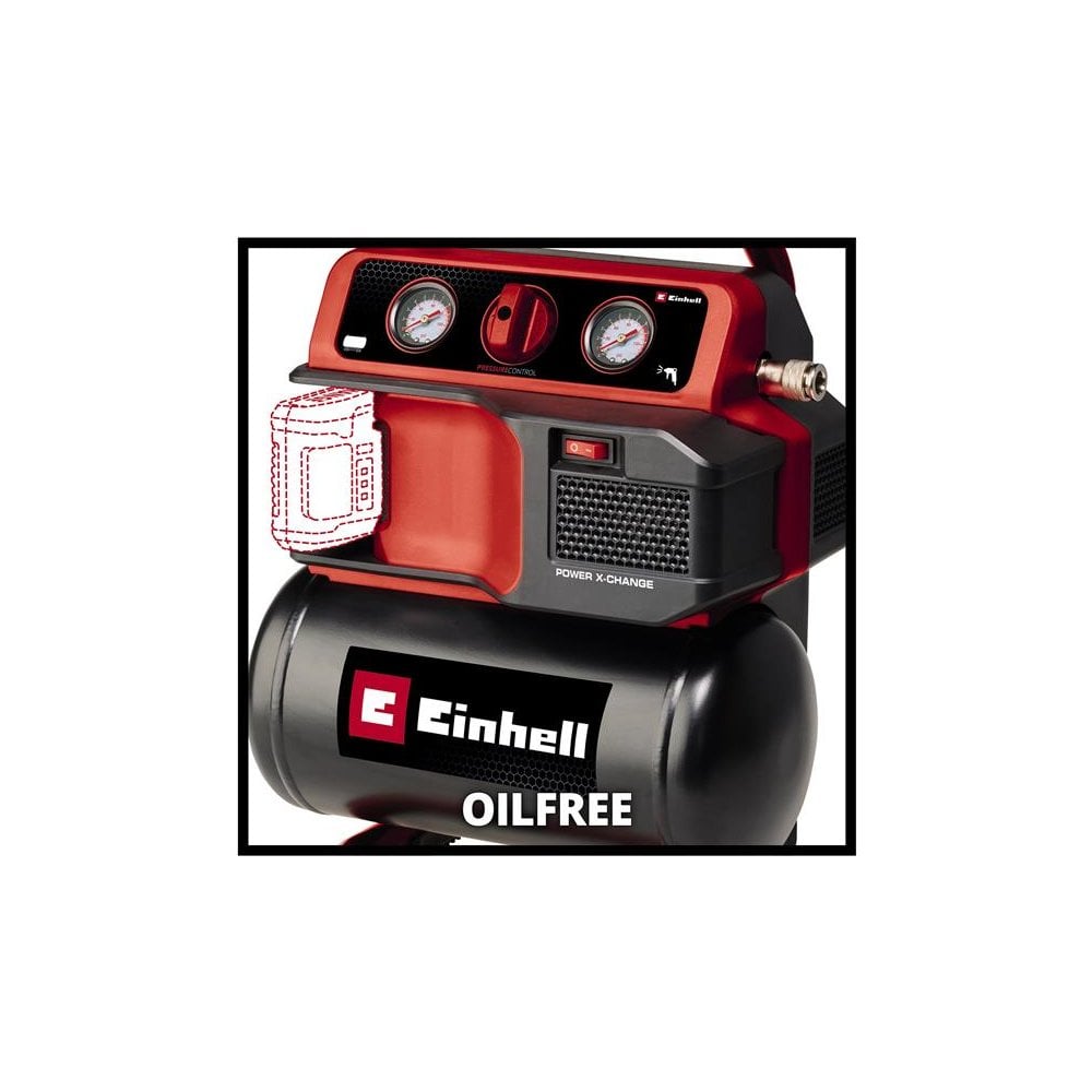 Einhell TE-AC 18/75 Li OF-Solo Power X-Change Air Compressor 18V Bare Unit