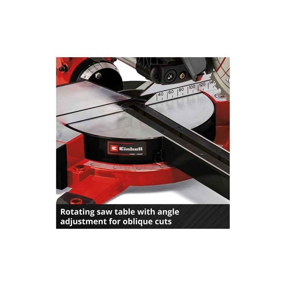 Einhell TE-SM 36/210 Li-Solo Power X-Change Sliding Mitre Saw 18V Bare Unit
