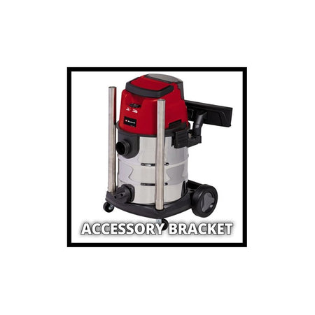 Einhell TE-VC 36/25 Li S-Solo Wet/Dry Vacuum Cleaner 36V (2 x 18V) Bare Unit