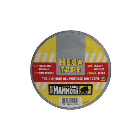 Everbuild Sika Mega All Purpose Tape 50mm Silver