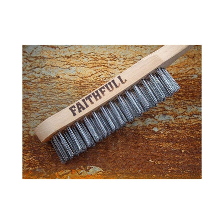 Faithfull Lightweight Scratch Brush, Four Row
