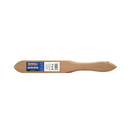 Faithfull Lightweight Scratch Brush, Four Row