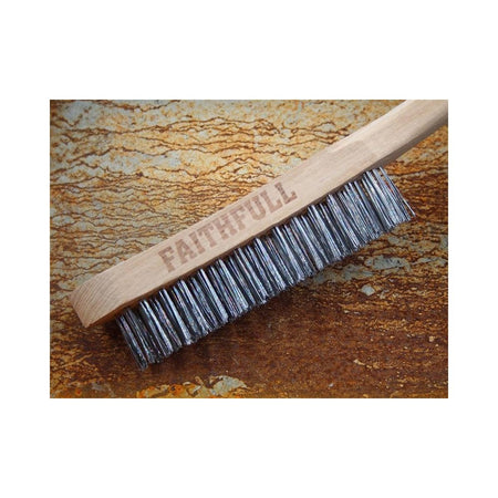 Faithfull Heavy-Duty Scratch Brush, Four Row