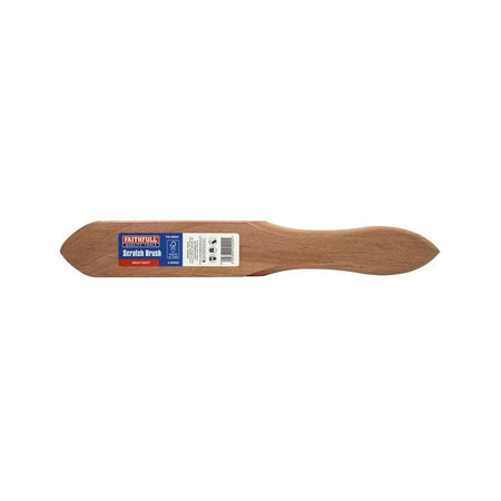Faithfull Heavy-Duty Scratch Brush, Four Row