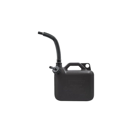 Faithfull Plastic Fuel Can Black 5 litre