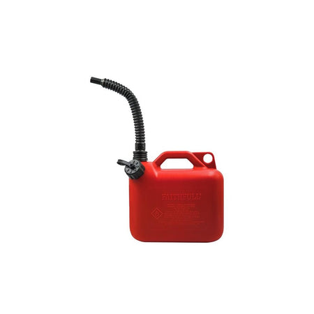 Faithfull Plastic Fuel Can Red 5 litre
