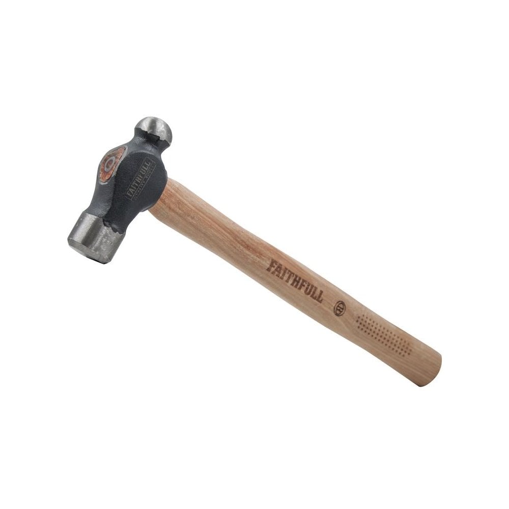 Faithfull Ball Pein Hammer FSC Hickory 454g (1 lb)