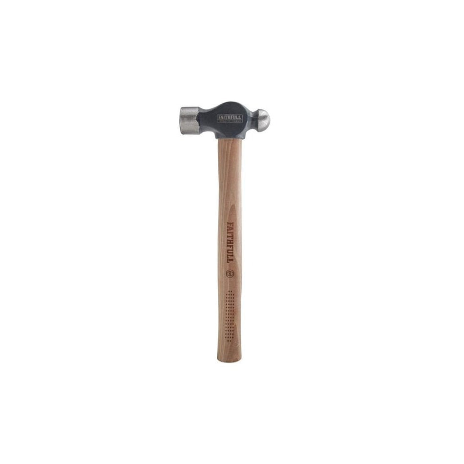 Faithfull Ball Pein Hammer FSC Hickory 680g (1.1/2 lb)
