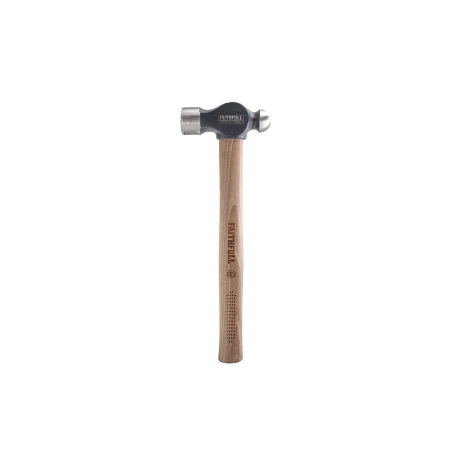 Faithfull Ball Pein Hammer FSC Hickory 908g (2 lb)