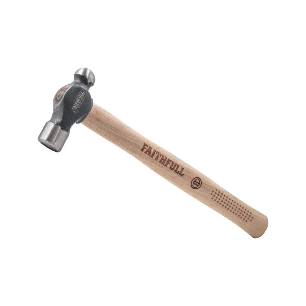 Faithfull Ball Pein Hammer FSC Hickory 227g (1/2lb)