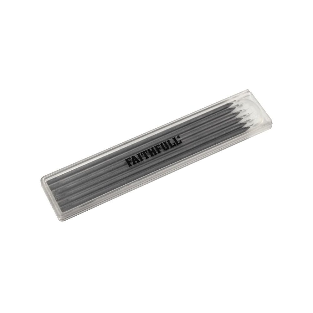 Faithfull Black Pencil Marking Refill Pack, 6 Piece
