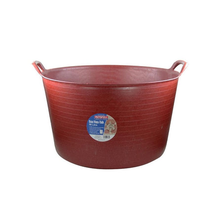 Faithfull Eco Flex Tub 56 litre - Recycled Red