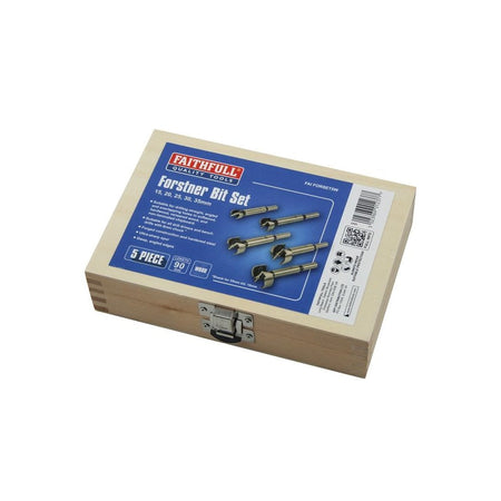 Faithfull Forstner Bit Set, 5 Piece