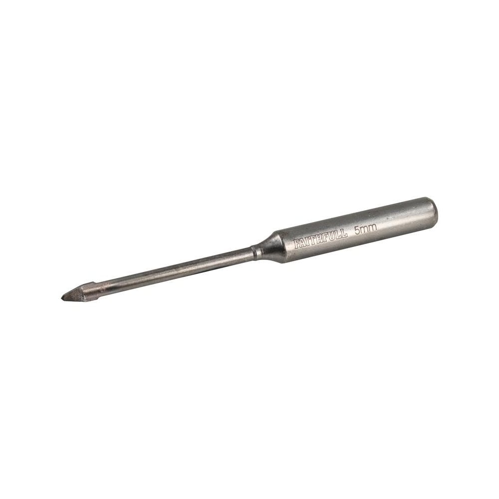 Faithfull Carbide Hard Tile & Glass Drill Bit 5mm