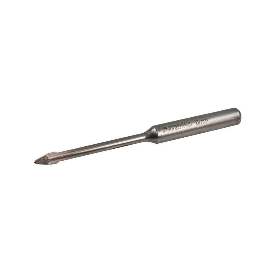 Faithfull Carbide Hard Tile & Glass Drill Bit 6mm