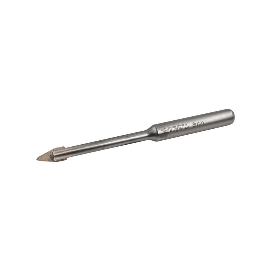 Faithfull Carbide Hard Tile & Glass Drill Bit 8mm