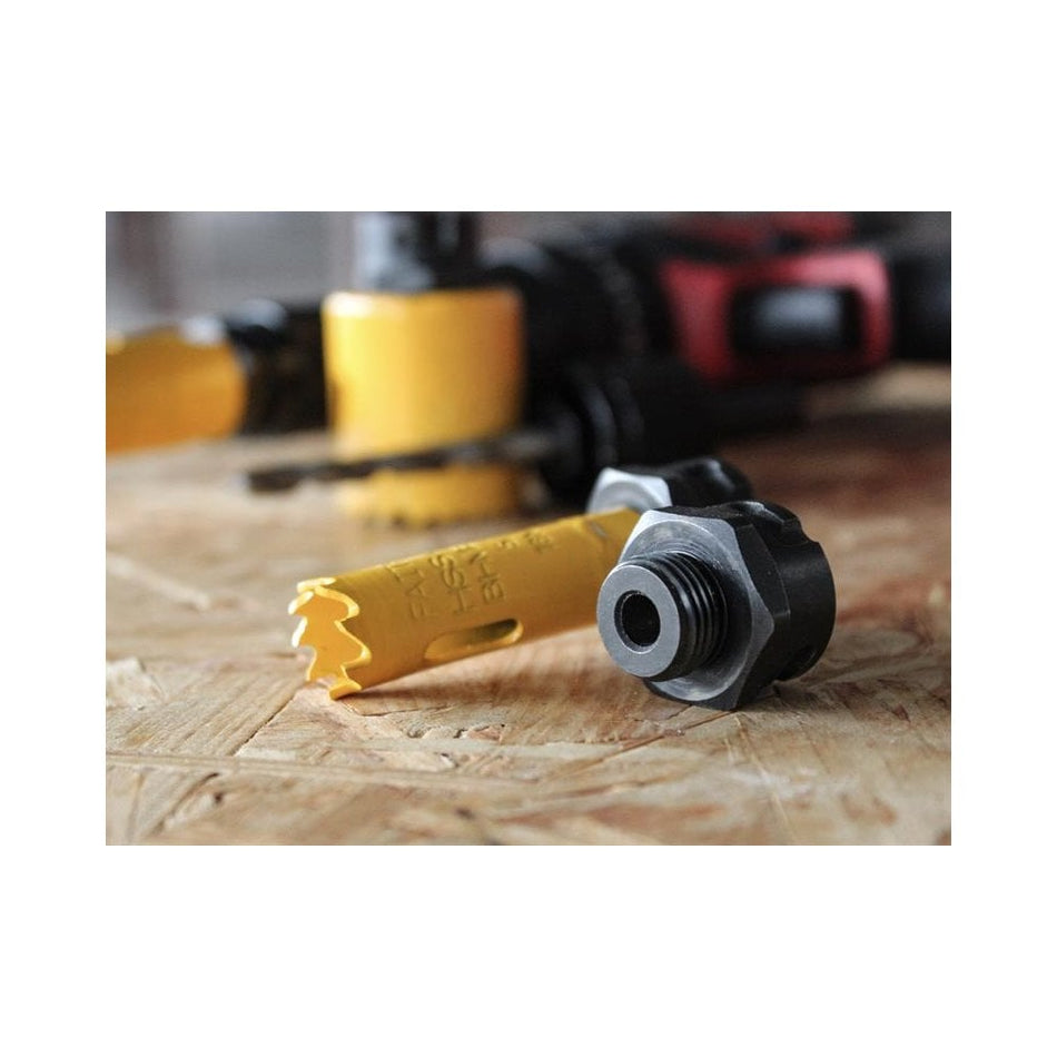 Faithfull Holesaw Arbor Quick Release Nut Set, 3 Piece