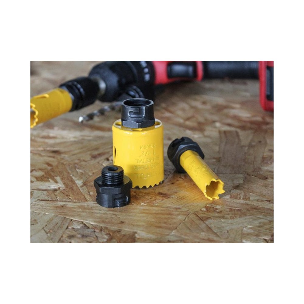 Faithfull Holesaw Arbor Quick Release Nut Set, 3 Piece