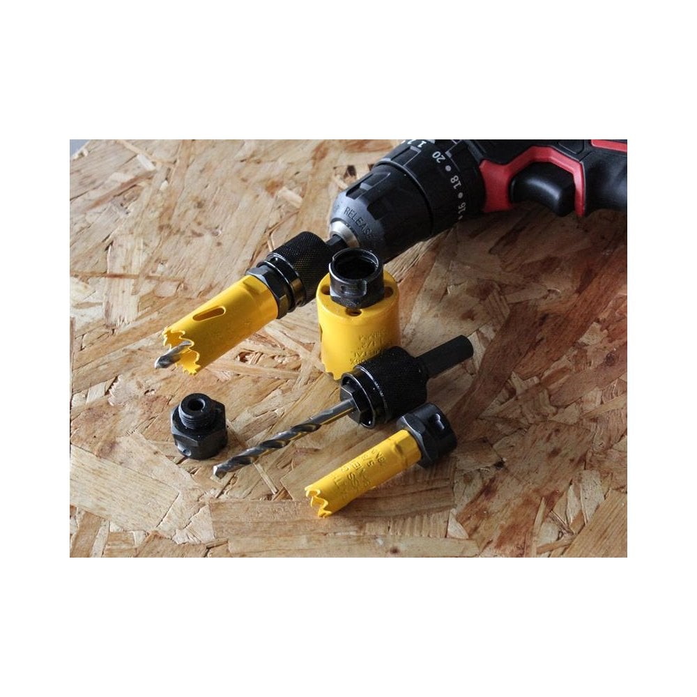 Faithfull Holesaw Arbor Quick Release Nut Set, 3 Piece