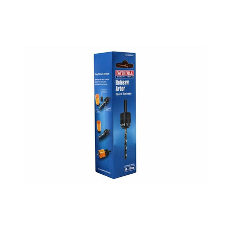 Faithfull Universal Quick Release Holesaw Arbor Set