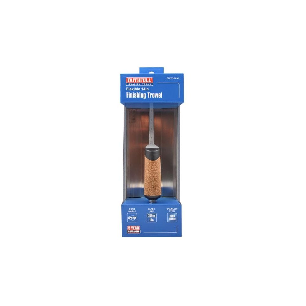 Faithfull Flex Finishing Trowel with Cork Handle 350mm (14in)