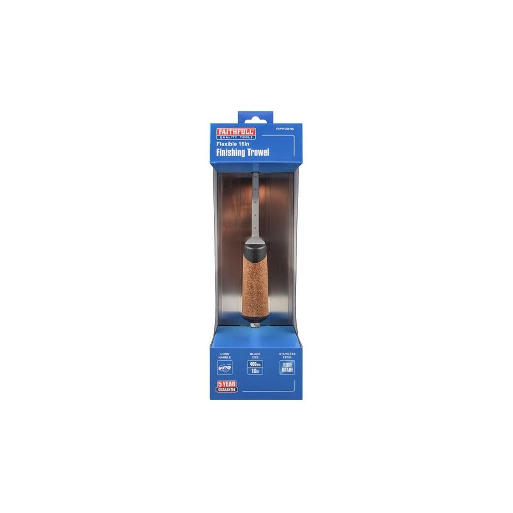Faithfull Flex Finishing Trowel with Cork Handle 400mm (16in)