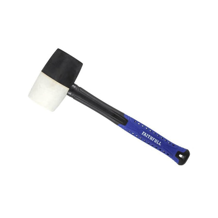 Faithfull Black & White Fibreglass Mallet 32oz