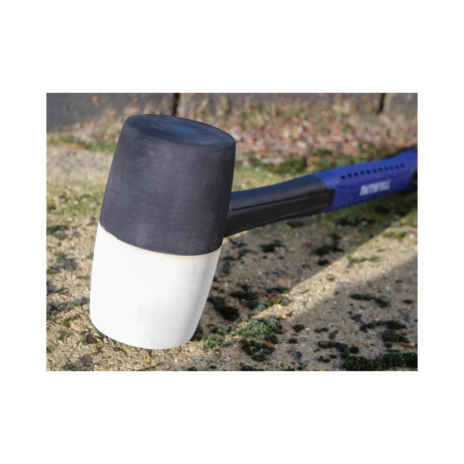 Faithfull Black & White Fibreglass Mallet 32oz