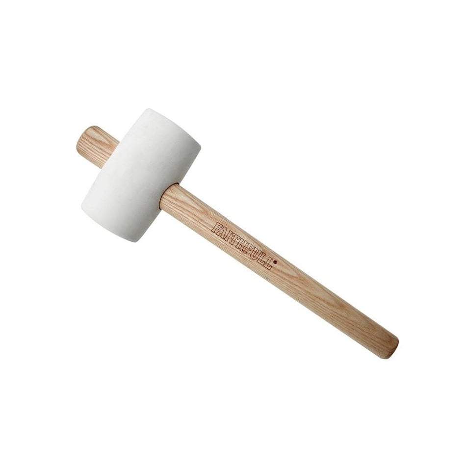 Faithfull FSC White Rubber Mallet 16oz