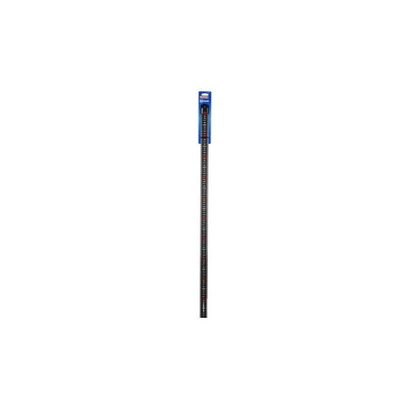 Faithfull Matt Black Stainless Steel Measuring Rule 1000mm