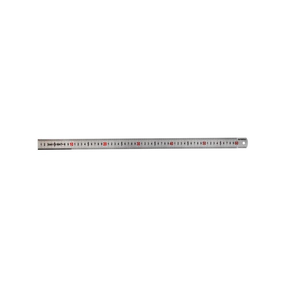 Faithfull Matt Silver Measuring Rule 600mm
