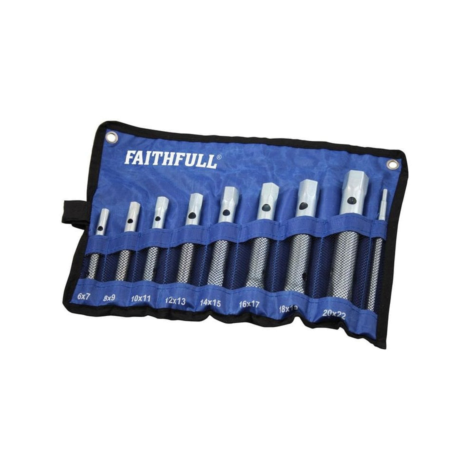 Faithfull Box Spanner Set, 8 Piece