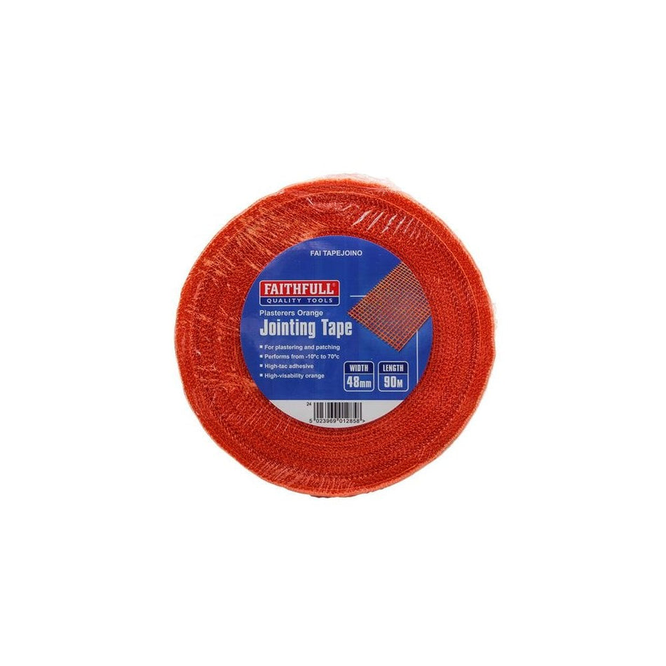 Faithfull Plasterers Orange Jointing Tape 48mm x 90m