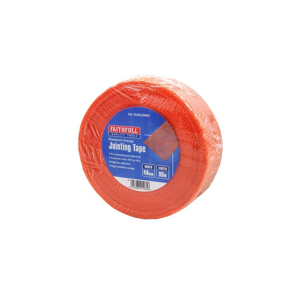 Faithfull Plasterers Orange Jointing Tape 48mm x 90m