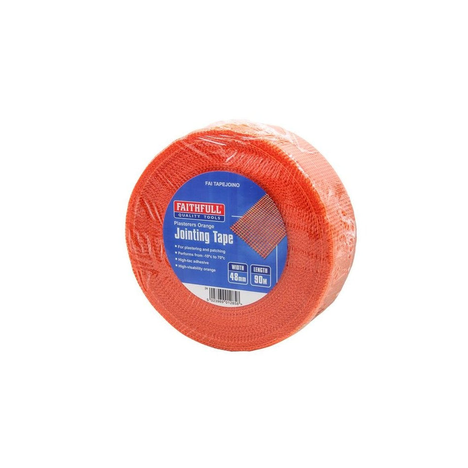 Faithfull Plasterers Orange Jointing Tape 48mm x 90m
