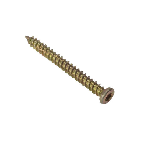 ForgeFix Concrete Frame Screw ZYP 7.5 x 82mm Box 100