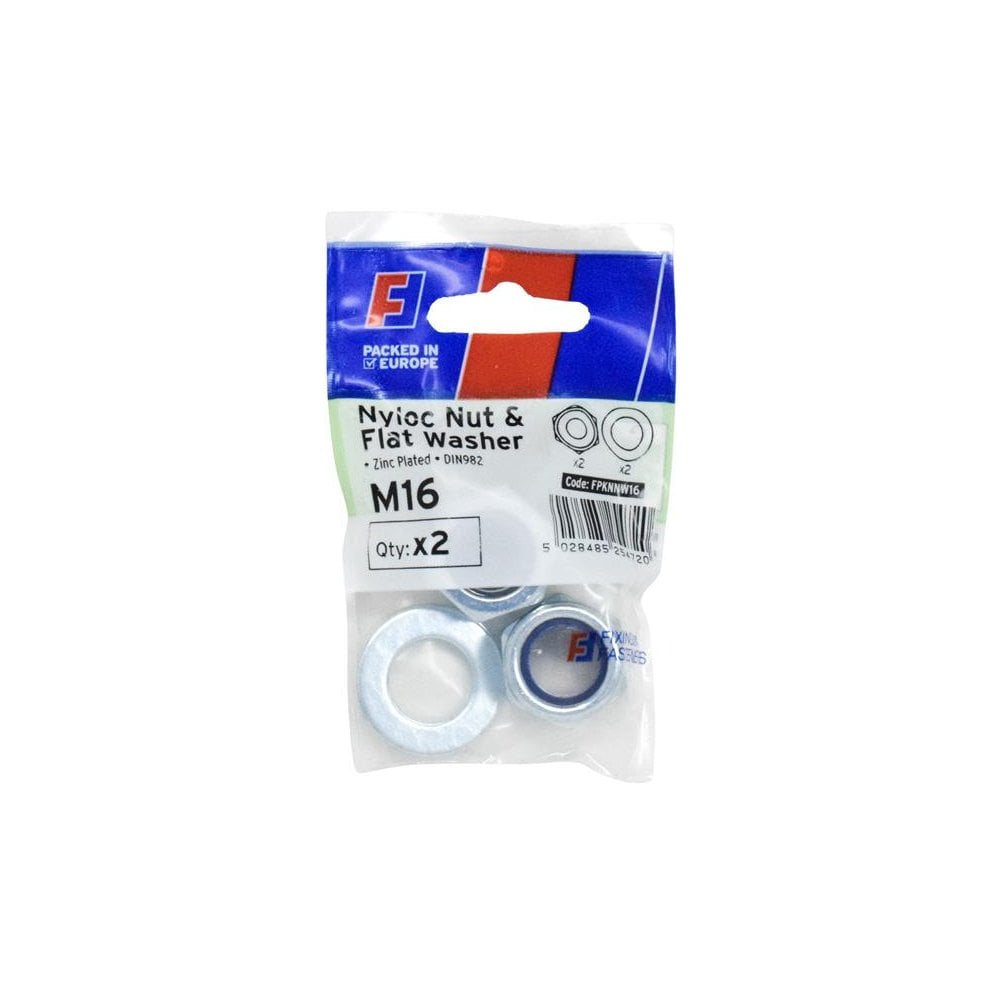 ForgeFix Nyloc Nut & Washer M16 ForgePack 2