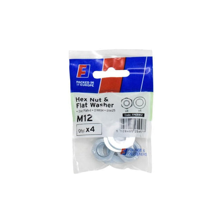 ForgeFix Nut & Washer M12 ForgePack 4