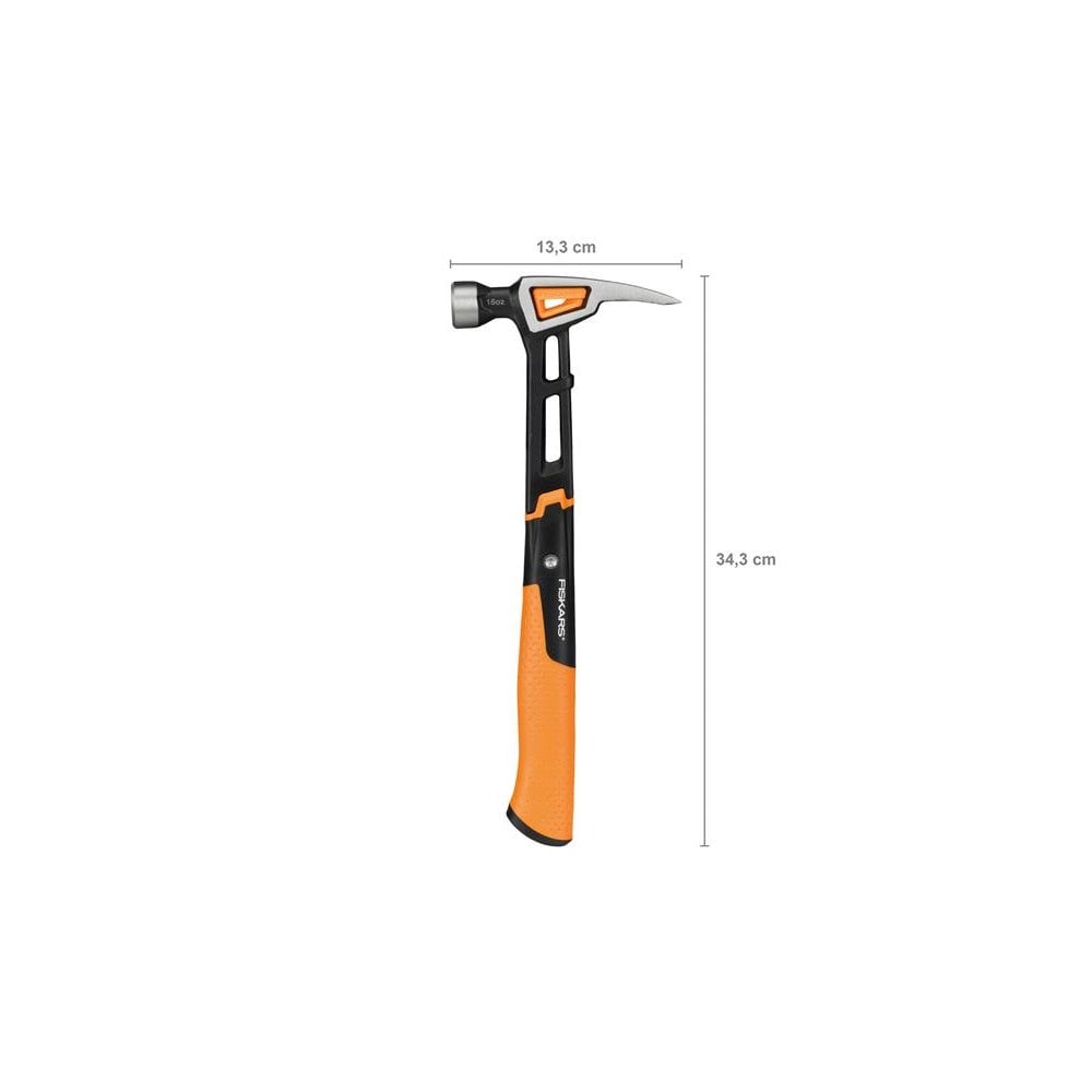 Fiskars IsoCore Finishing Hammer 450g (16oz)