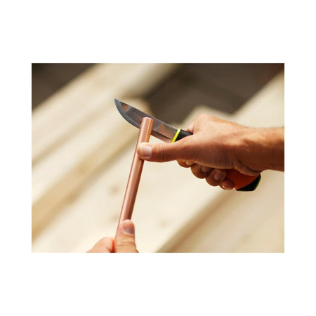 Fiskars Heavy-Duty Knife with Sharpener
