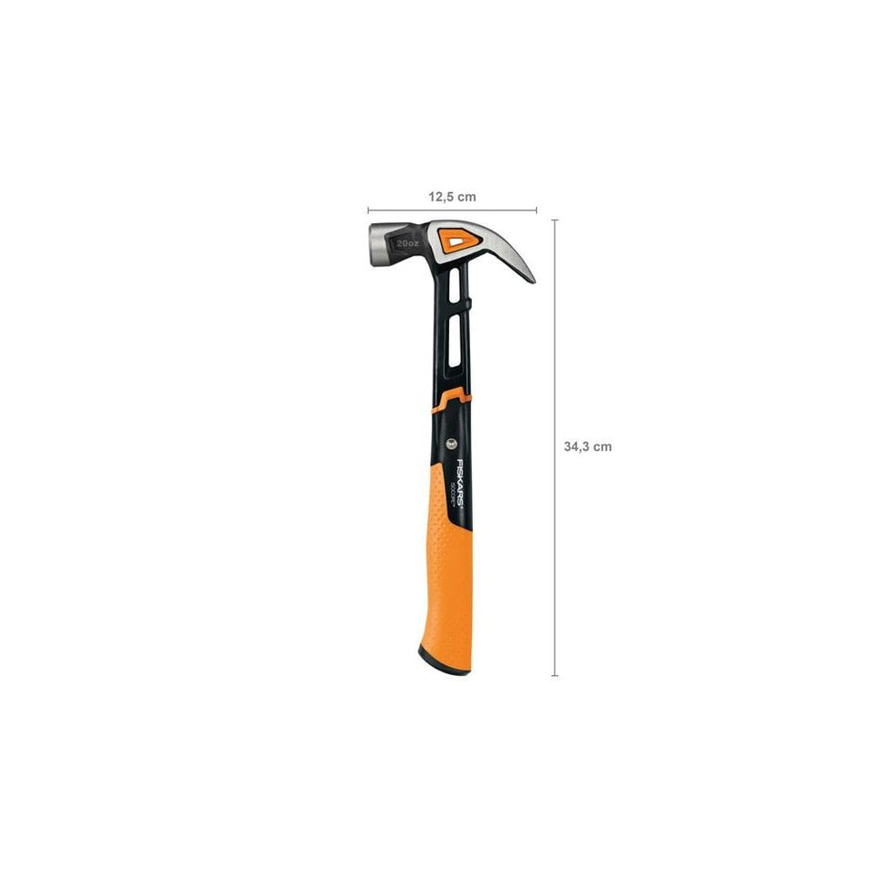 Fiskars IsoCore Curved Finishing Hammer 570g (20oz)