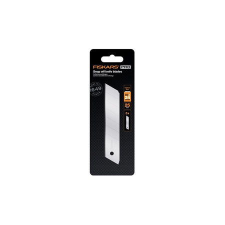 Fiskars CarbonMax Snap-off Knife Blade 25mm (5 Pack)