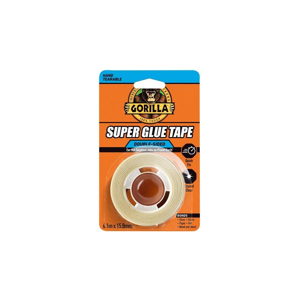 Gorilla Glue Gorilla Super Glue Tape 15.8mm x 6.1m