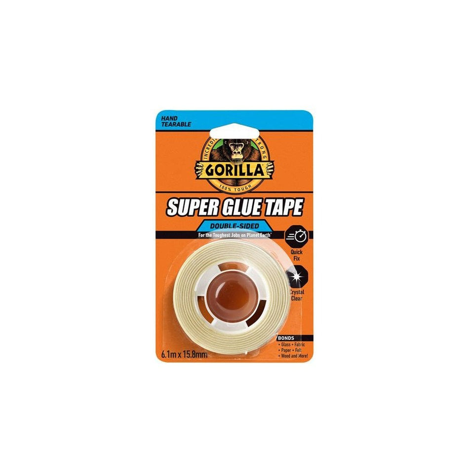 Gorilla Glue Gorilla Super Glue Tape 15.8mm x 6.1m