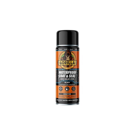 Gorilla Glue Waterproof Coat & Seal Spray Black 450ml