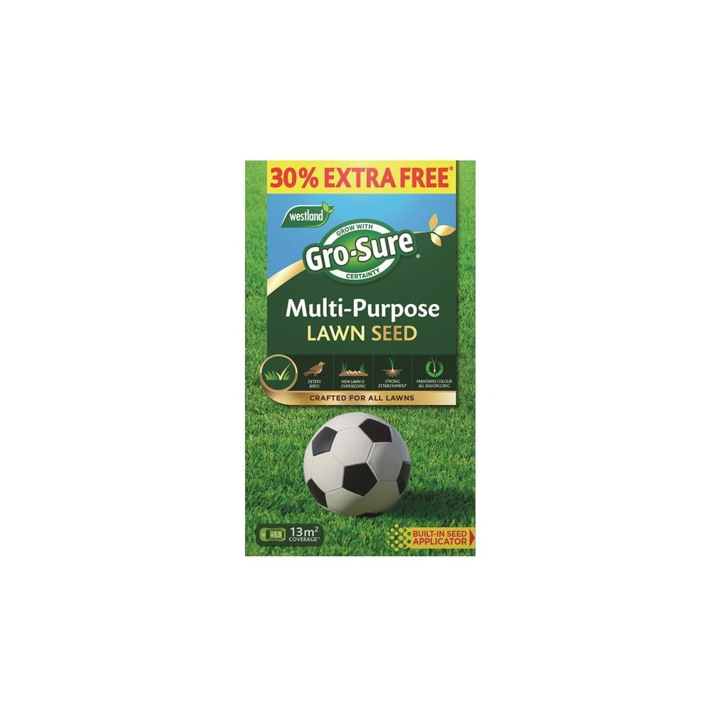 Gro-Sure Multi-Purpose Lawn Seed 10m² + 30% Free