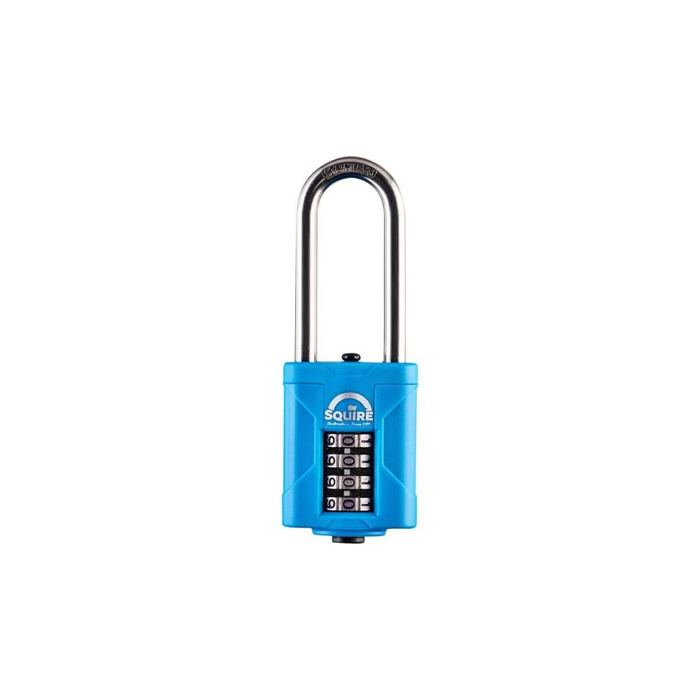 Squire CP40S25 Heavy-Duty Rustproof Marine Combi Padlock 40mm Long Shackle 63mm Boxed