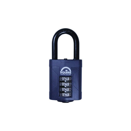 Squire CP50/1.5 Combination Padlock 4-Wheel 50mm Long Shackle 38mm Boxed