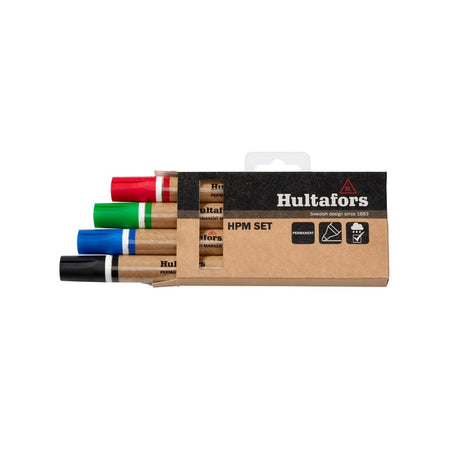 Hultafors HPM Permanent Marker Set, 4 Piece